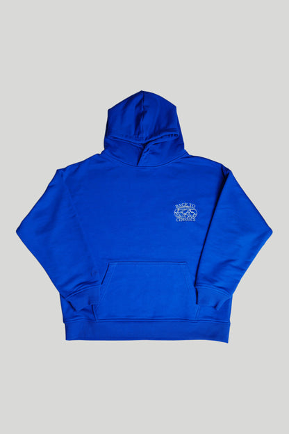 Hoodie Blue"Olympic Game 001"